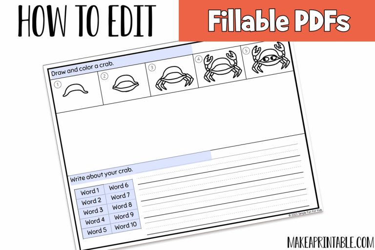 How to edit a fillable PDF